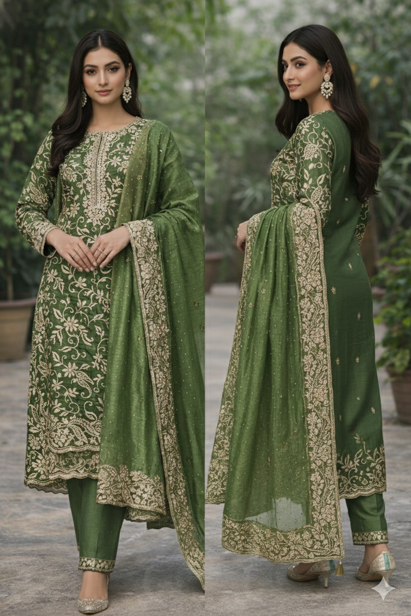 PARTY WEAR SUIT TROPICAL
