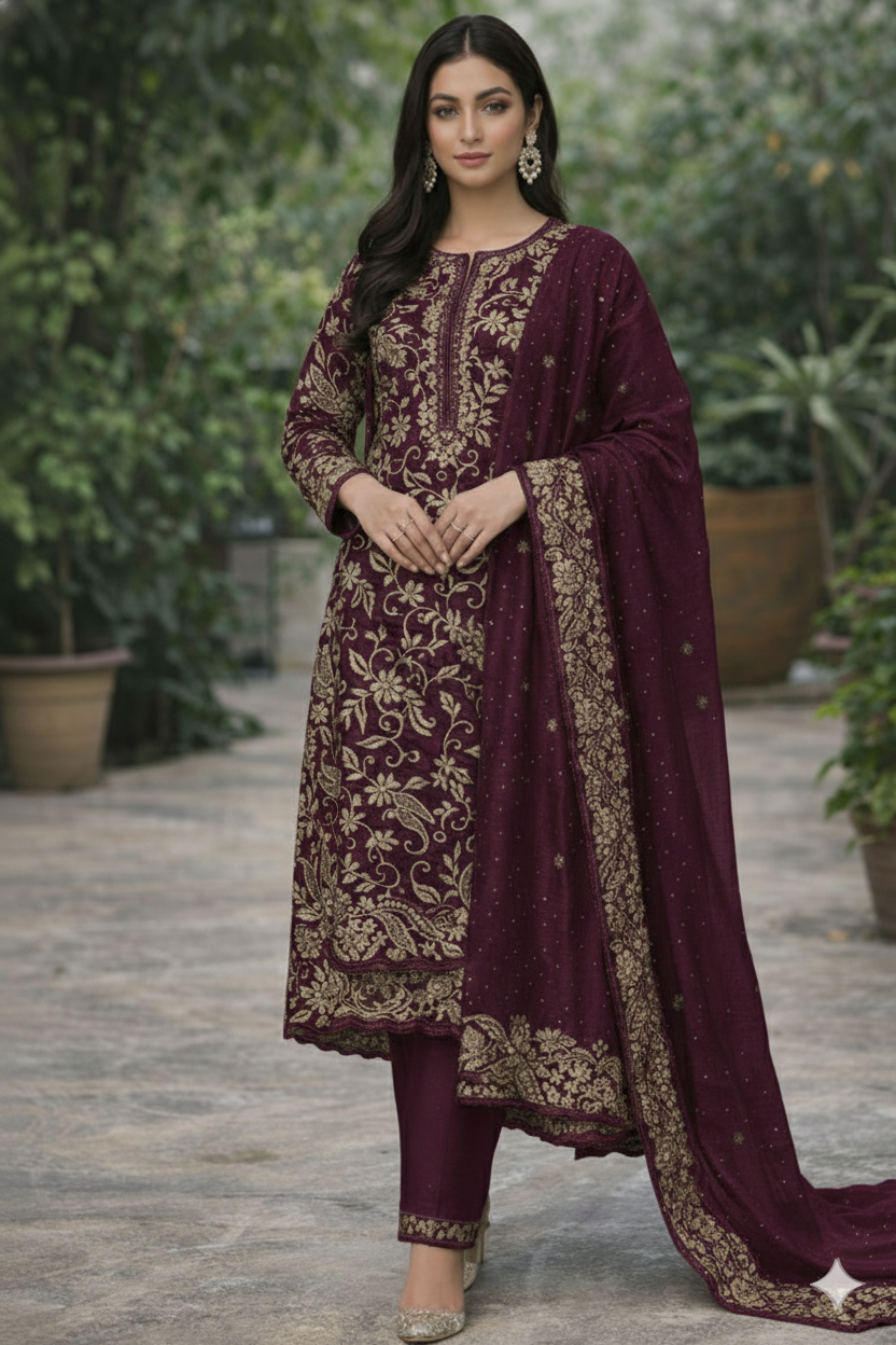 PARTY WEAR SUIT TROPICAL