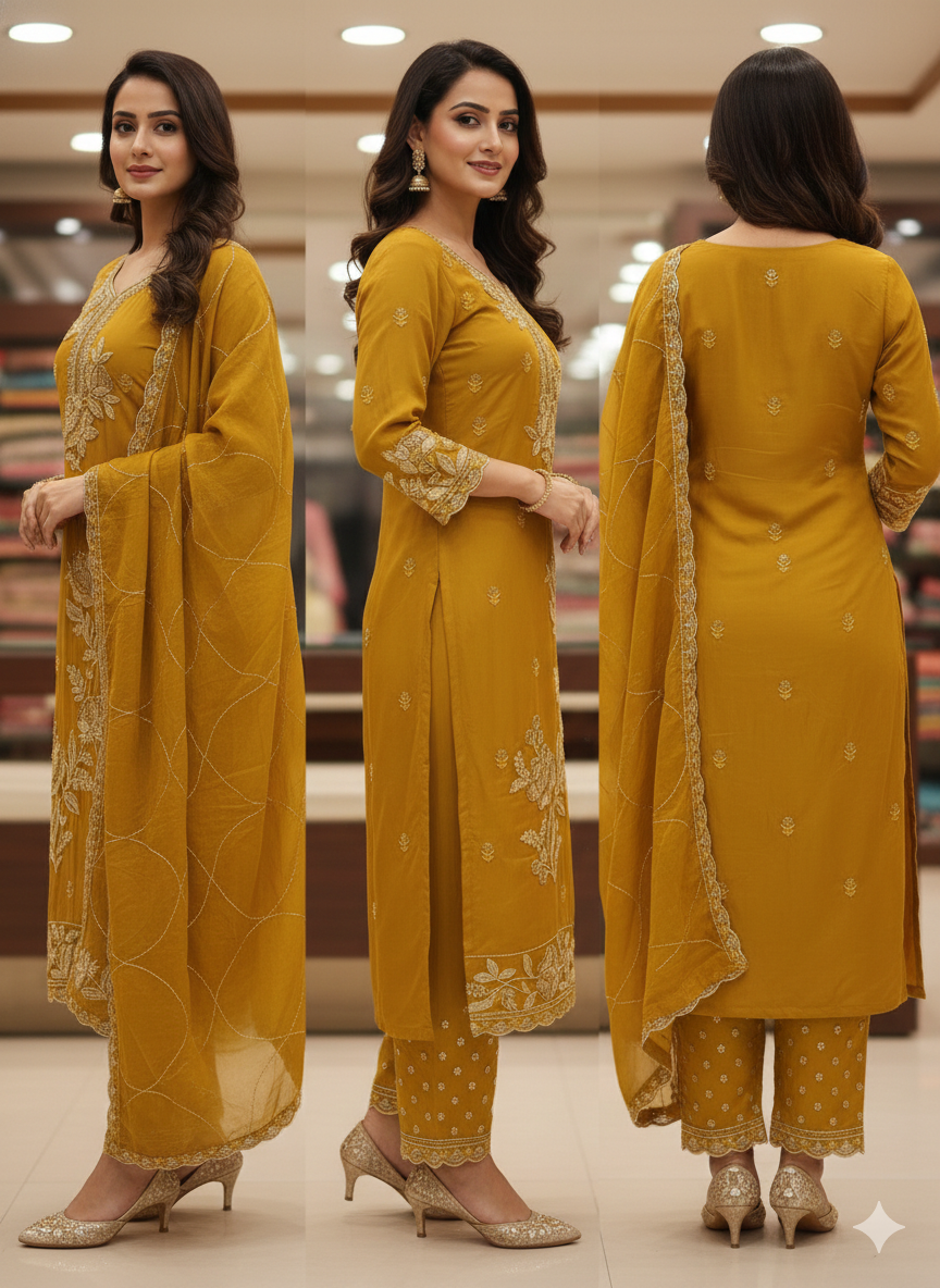 PARTY WEAR SUIT MADHUBALA