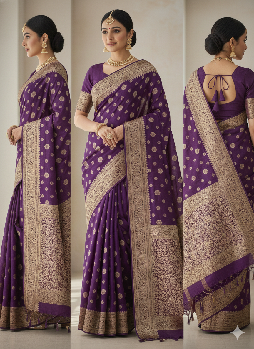 Organza Silk saree