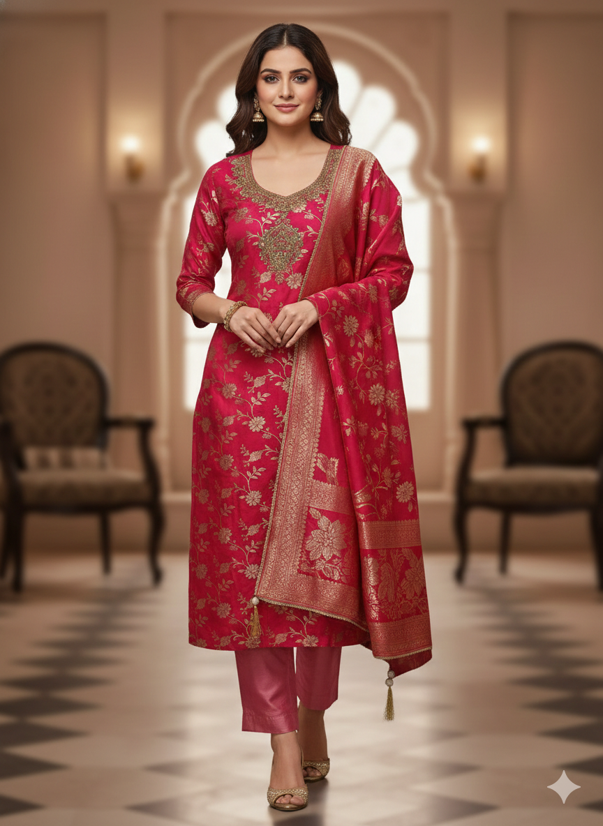 PREMIUM PARTY WEAR SUIT 6026