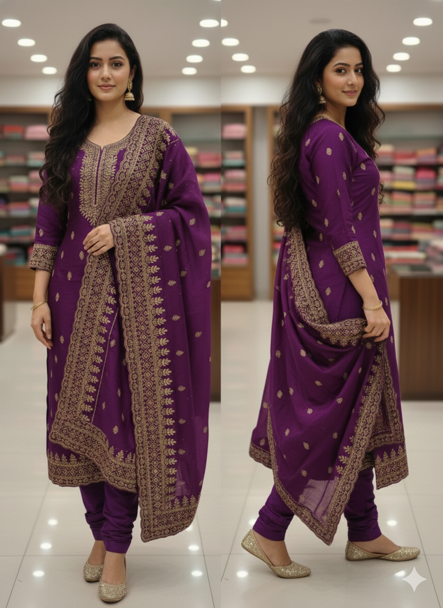 PARTY WEAR SUIT 5735