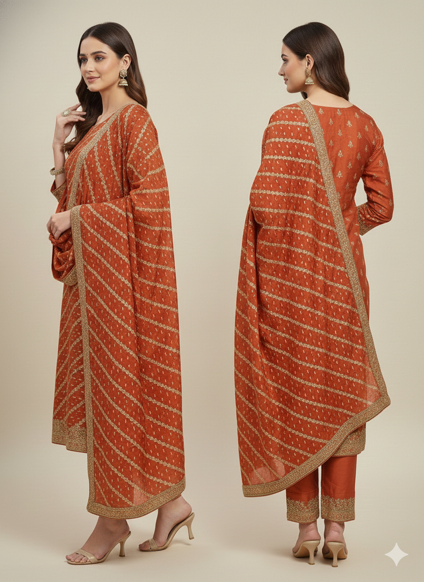 PREMIUM PARTY WEAR SUIT 5442