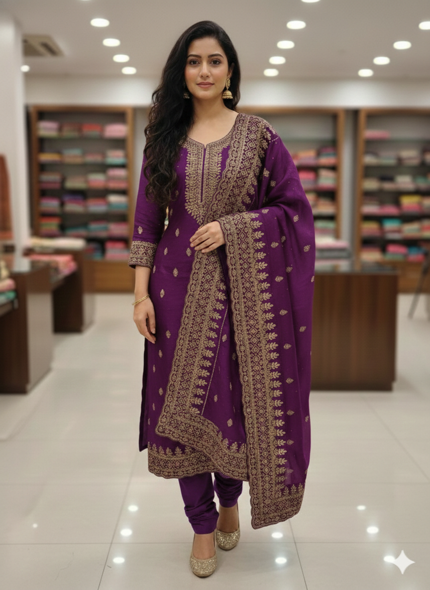 PARTY WEAR SUIT 5735