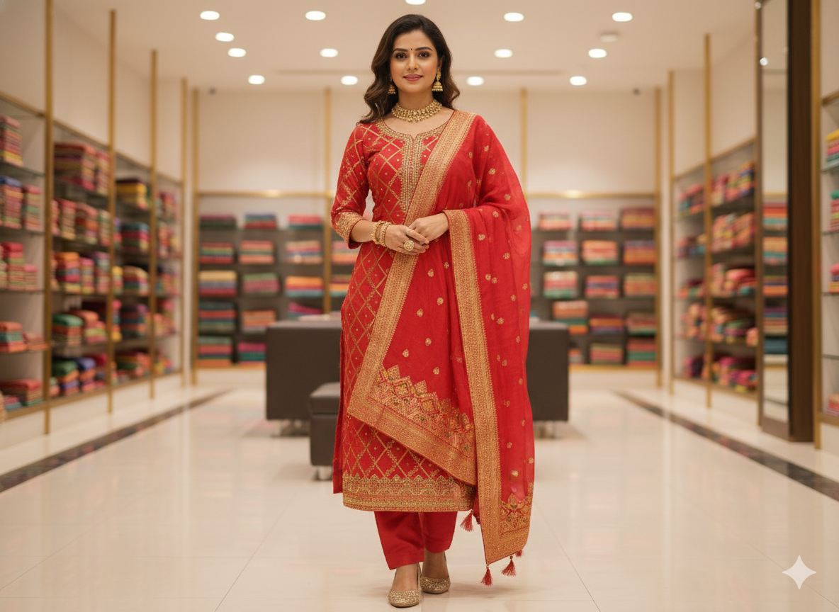 PREMIUM PARTY WEAR SUIT 6120