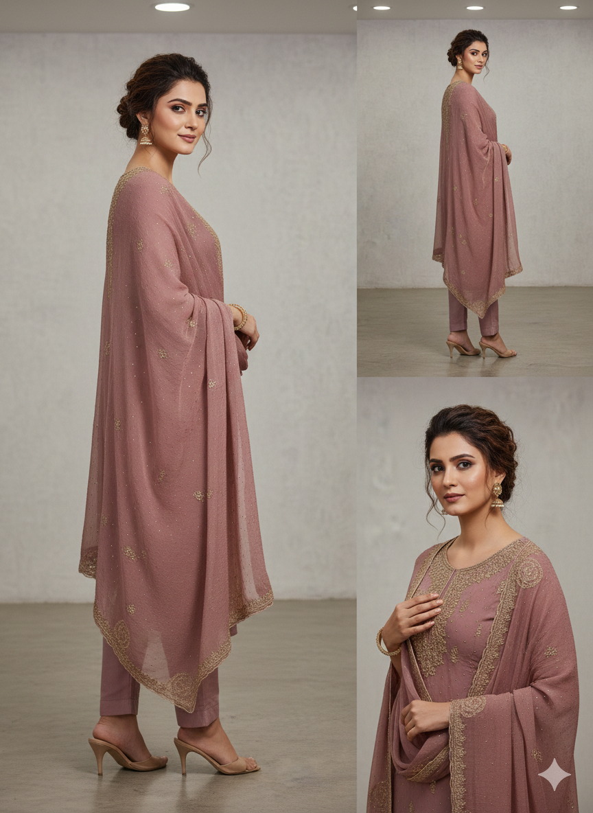 PARTY WEAR SUIT 5883