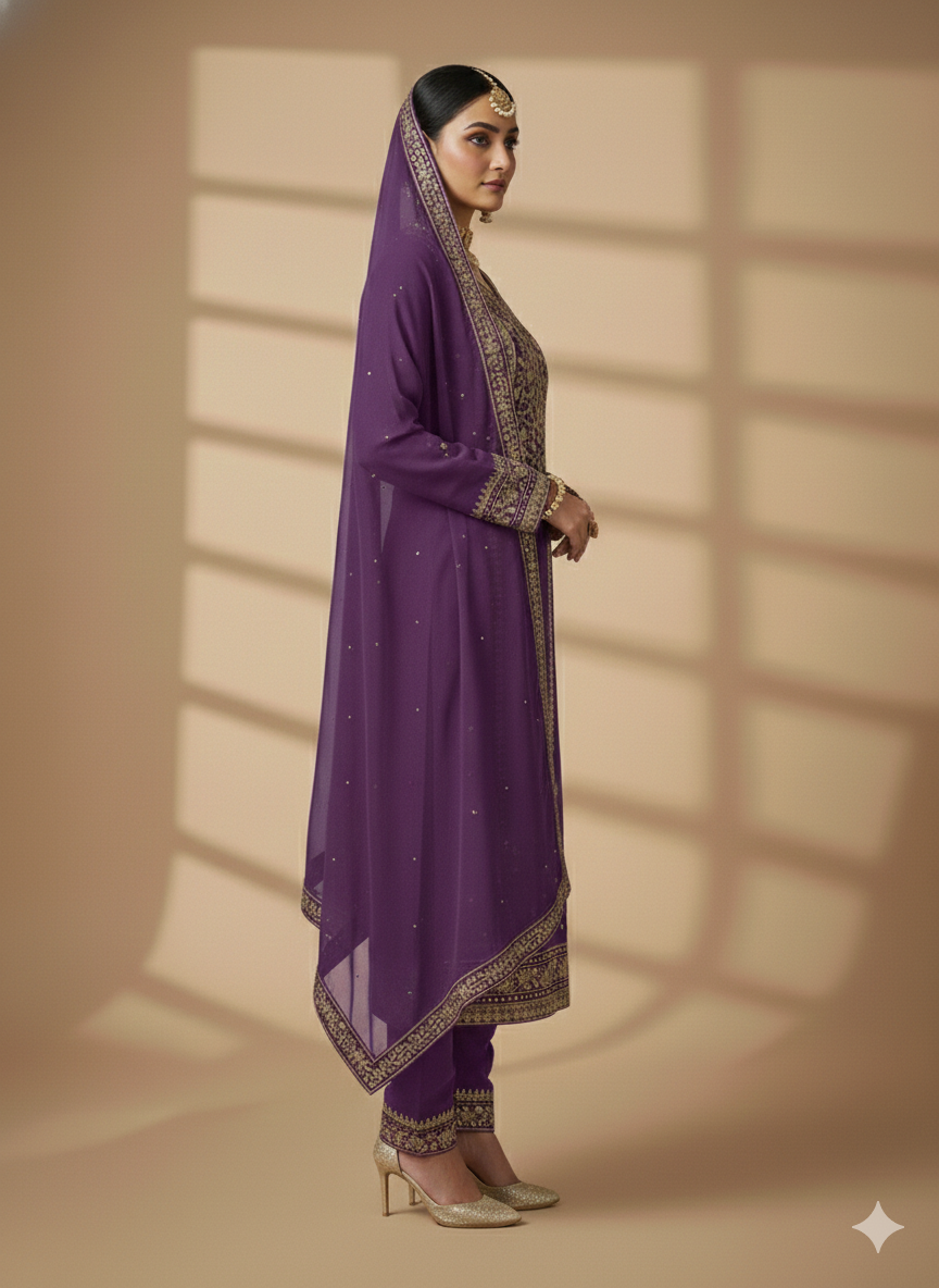 PREMIUM PARTY WEAR SUIT VAKYA