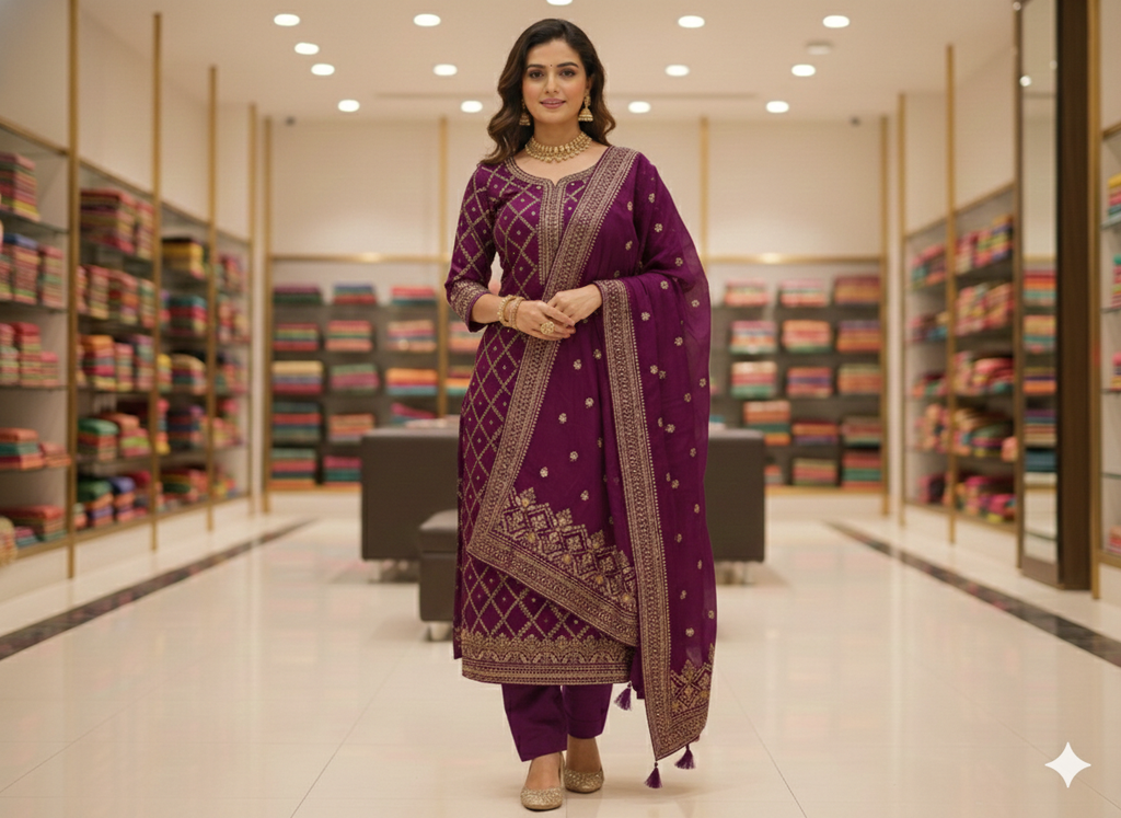 PREMIUM PARTY WEAR SUIT 6120