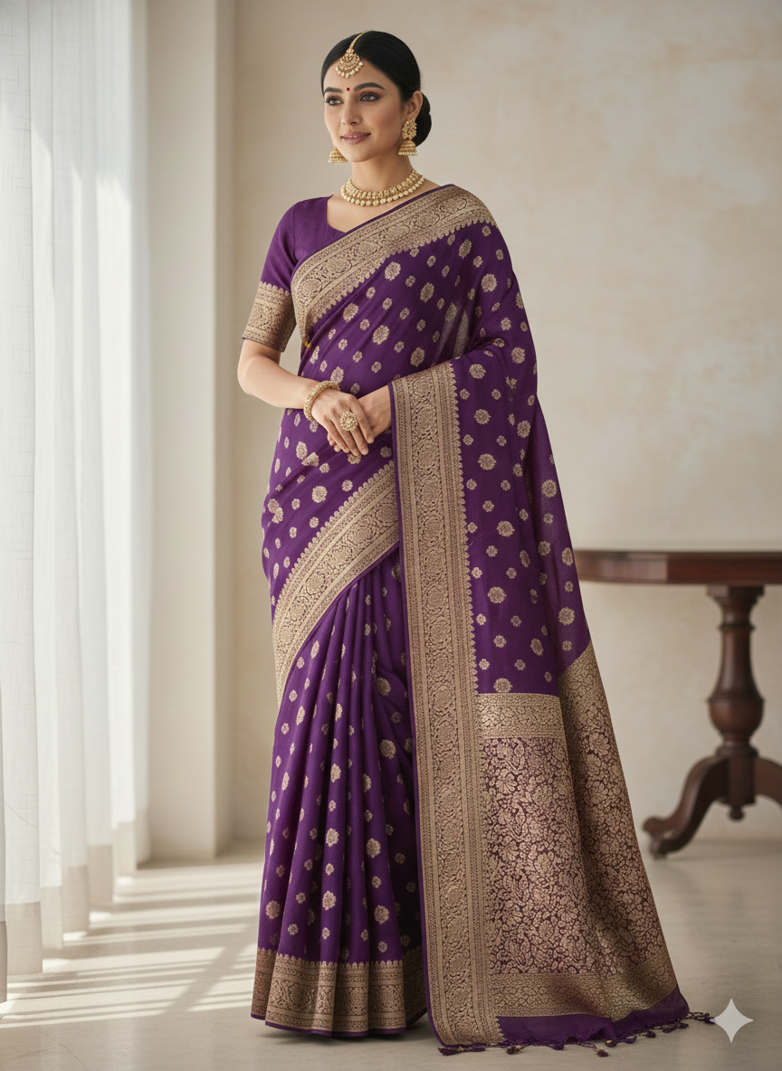 Organza Silk saree