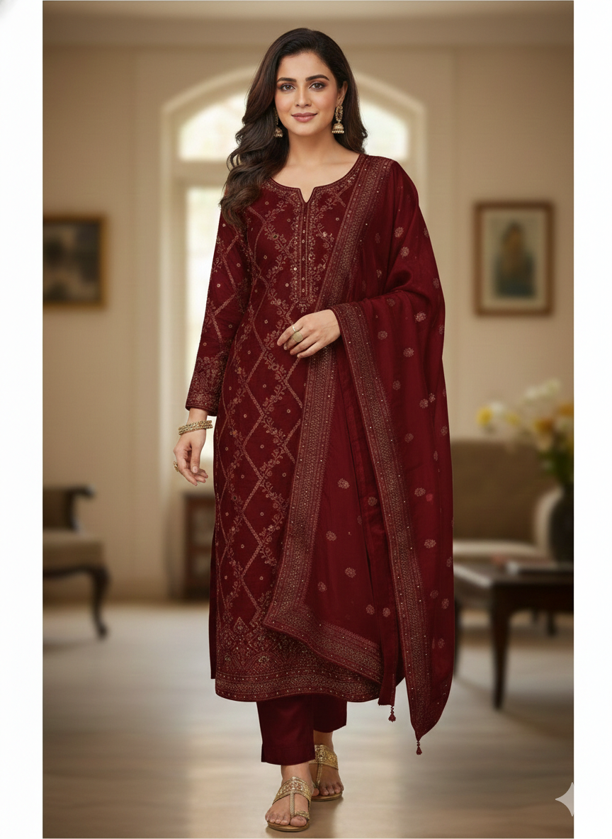PREMIUM PARTY WEAR SUIT 6120