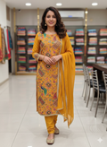 PARTY WEAR SUIT CREPE