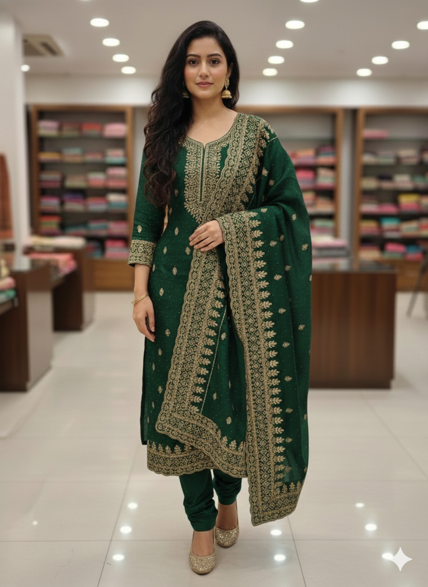 PARTY WEAR SUIT 5735