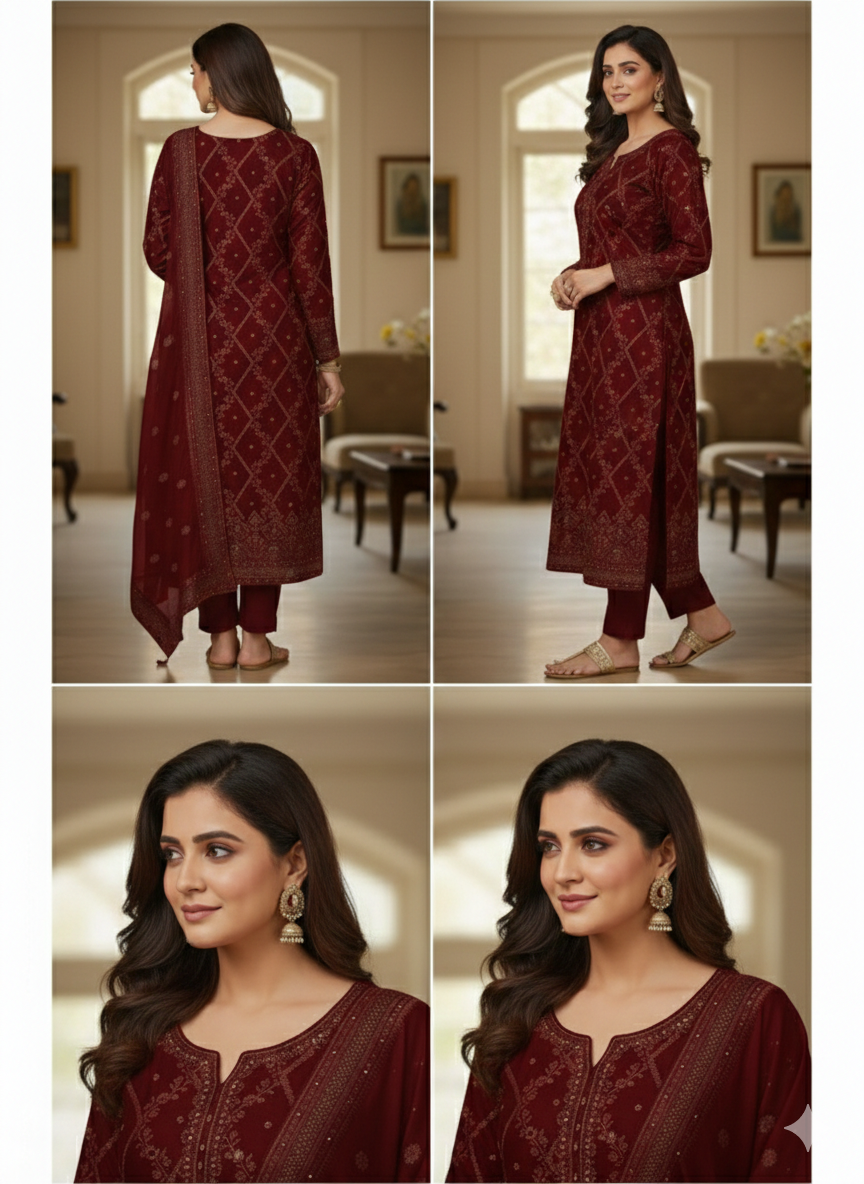 PREMIUM PARTY WEAR SUIT 6120