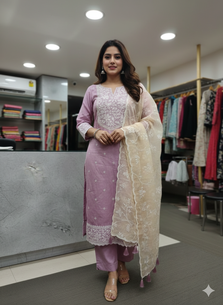 PREMIUM PARTY WEAR SUIT OMBRE