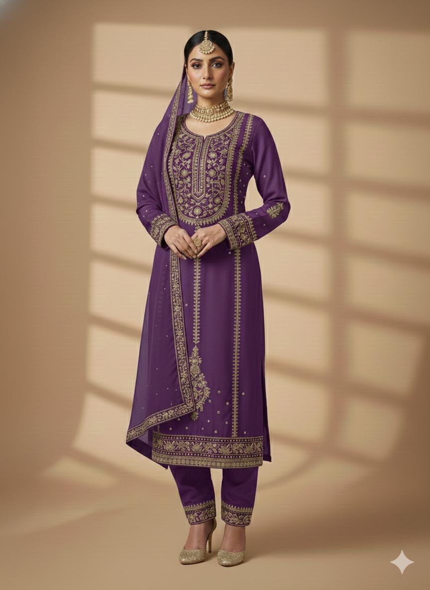 PREMIUM PARTY WEAR SUIT VAKYA