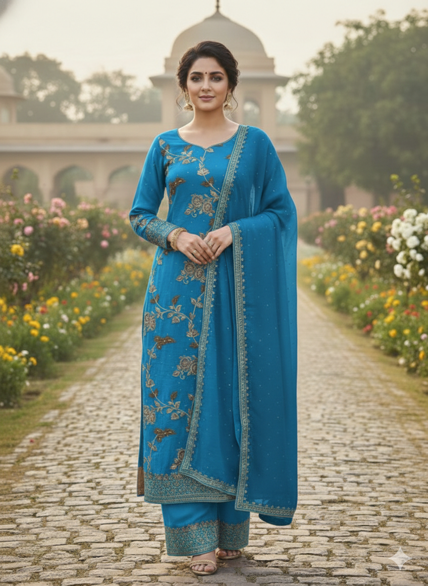 PREMIUM PARTY WEAR SUIT 3476