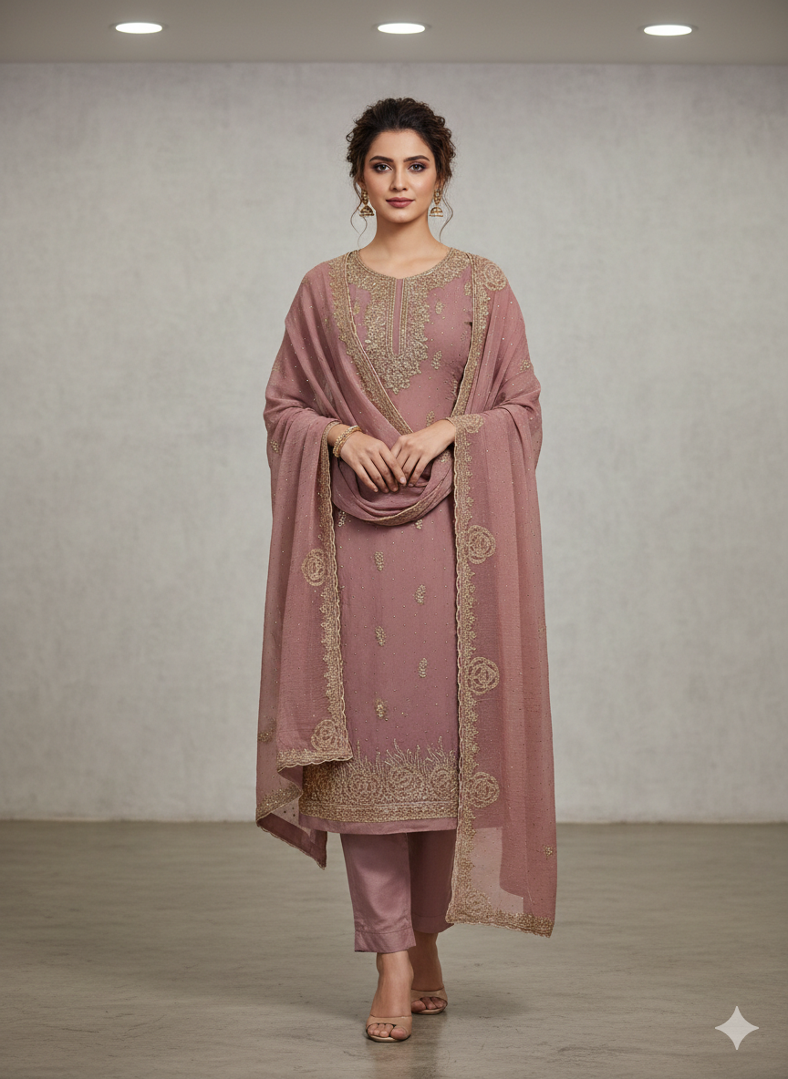 PARTY WEAR SUIT 5883