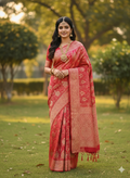 Soft silk saree with blouse