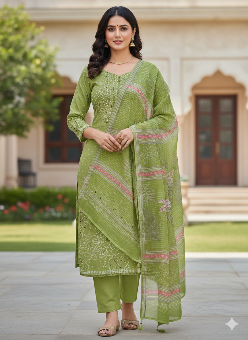 COTTON SUIT TANNU