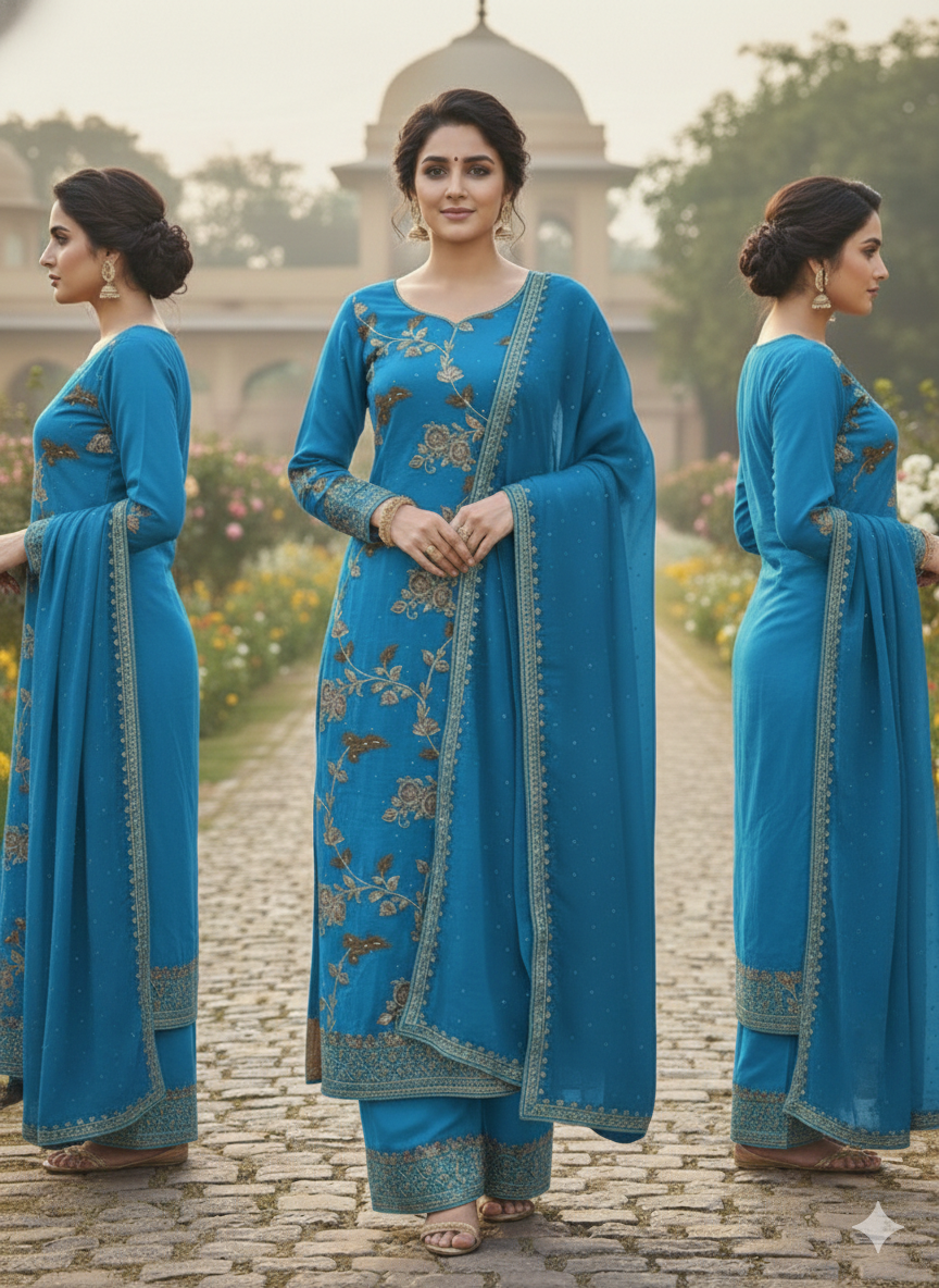 PREMIUM PARTY WEAR SUIT 3476