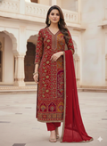 PARTY WEAR SUIT CREPE