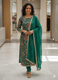PARTY WEAR SUIT CREPE