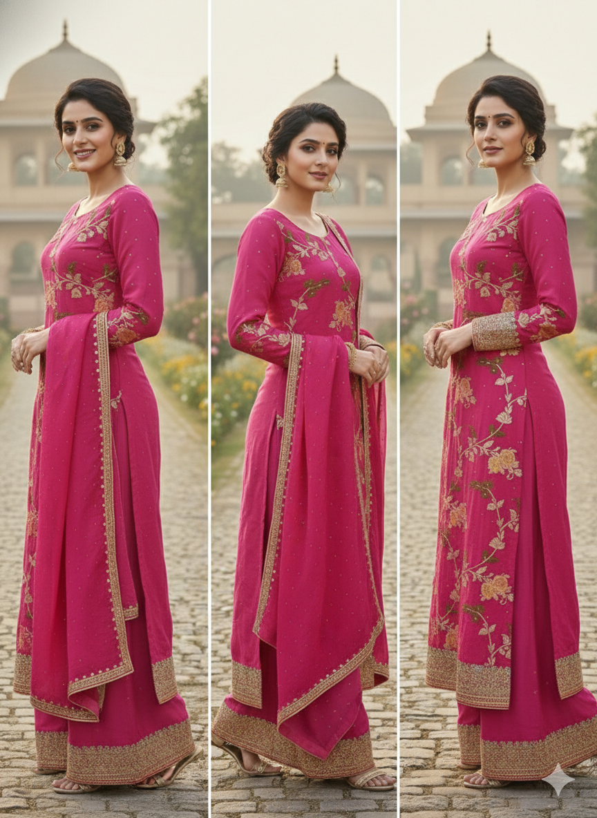 PREMIIM PARTY WEAR SUIT 3476