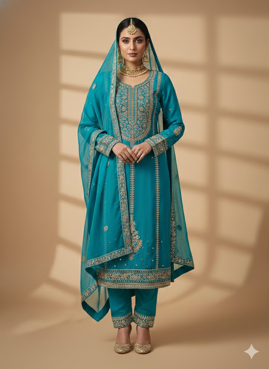 PREMIUM PARTY WEAR SUIT VAKYA