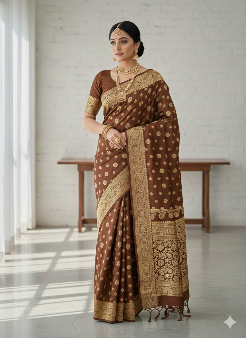 Organza Silk saree