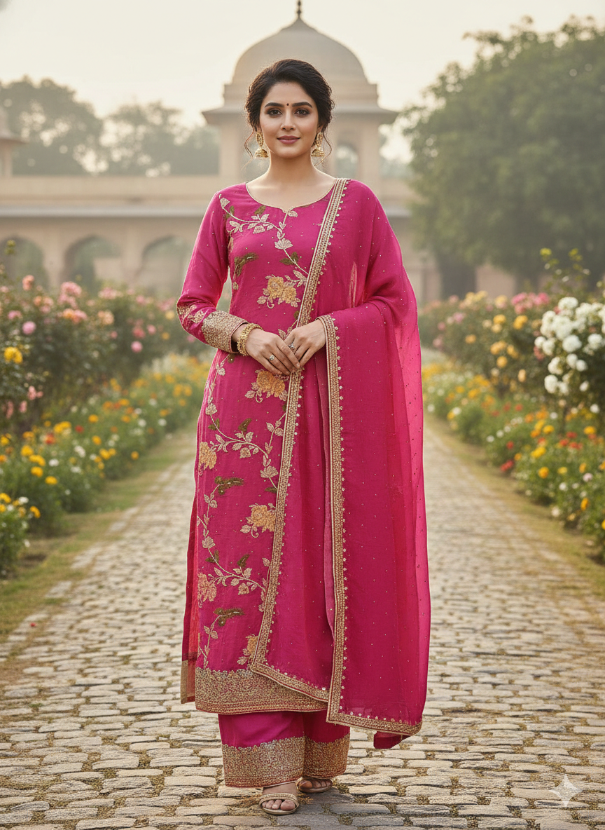 PREMIIM PARTY WEAR SUIT 3476