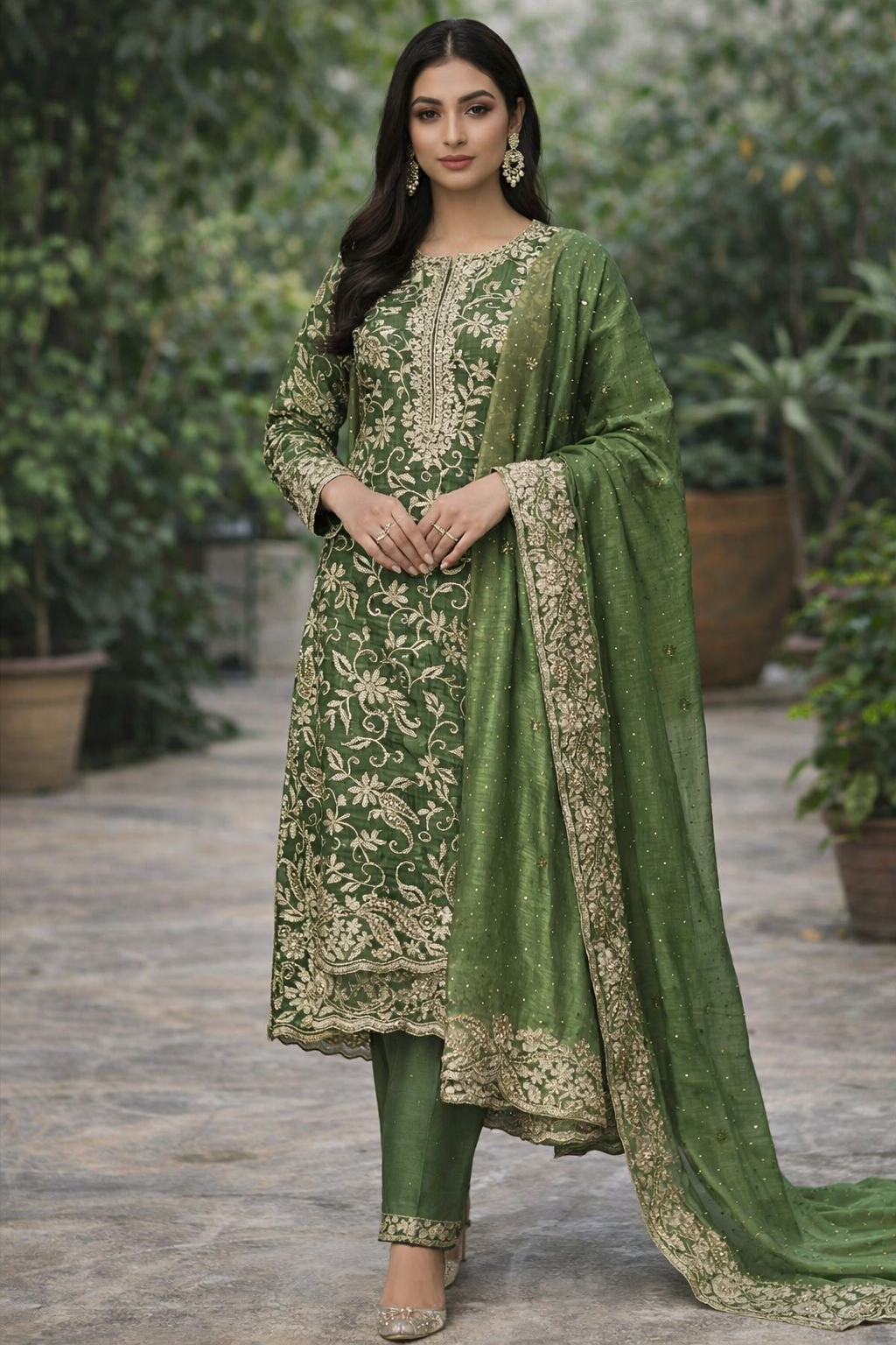 PARTY WEAR SUIT TROPICAL