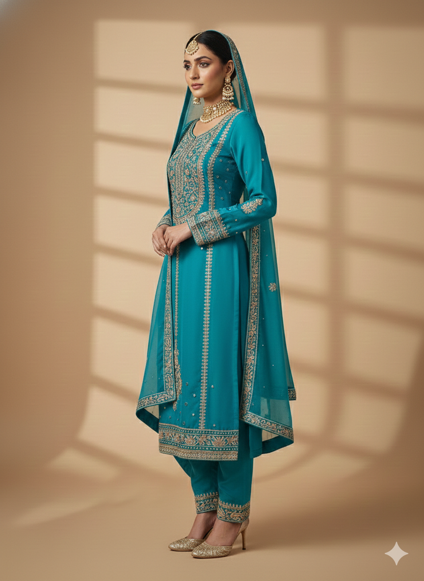 PREMIUM PARTY WEAR SUIT VAKYA