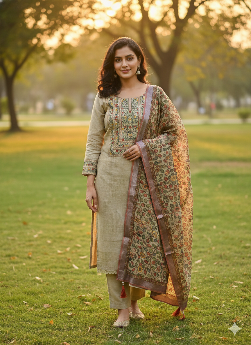 COTTON SUIT MERCURY