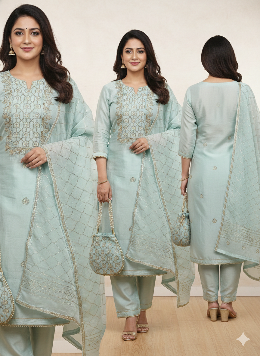 PREMIUM PARTY WEAR SUIT 6045