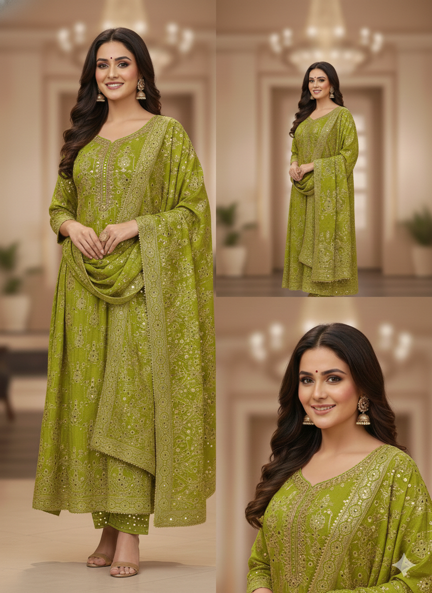PREMIUM PARTY WEAR SUIT 2181